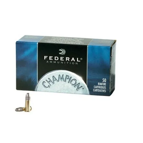 Federal Champion Solid 40 Grain Brass .22 LR 50Rds