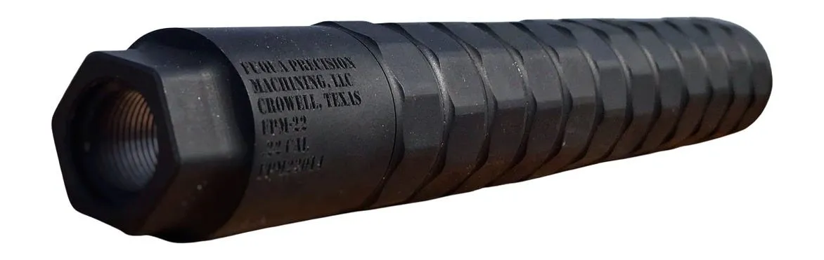 FPM Gunworks FPM .22 Cal Suppressor Direct Thread 1/2x28