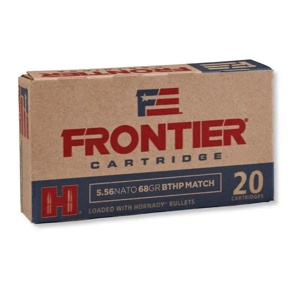 Hornady Frontier Cartridge 5.56 68 Grain 500-Rounds OTM