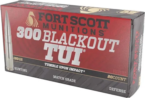 Fort Scott Munitions TUI .300 AAC Blackout 150 Grain 20-Rounds SCS