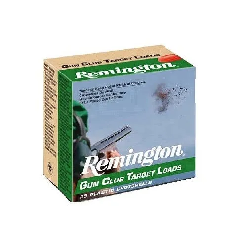 Remington Gun Club Target Loads 12 GA 2.75-inch 1-1/8oz #8 Shot 25rds