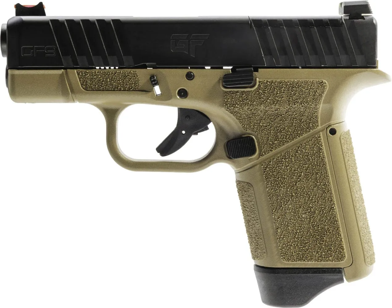 G-Force GF9 Rapture Flat Dark Earth / Black 9mm 3.25 Barrel 12-Rounds RMSc