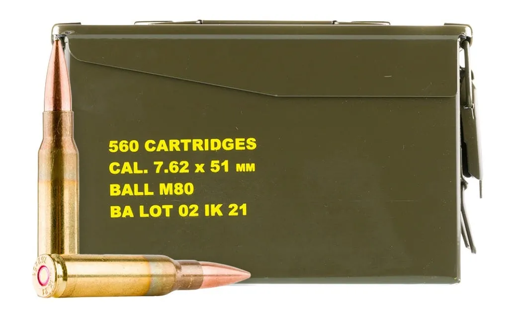 Igman M80 7.62 X 51 147 Grain 560-Rounds FMJ