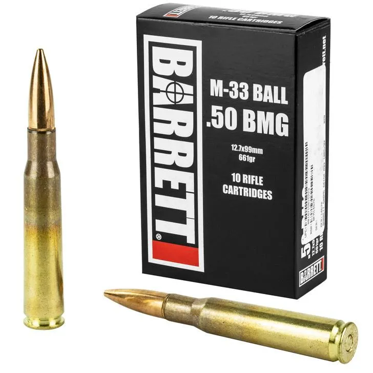Barrett Precision .50 BMG 660 Grain 10-Rounds Solid