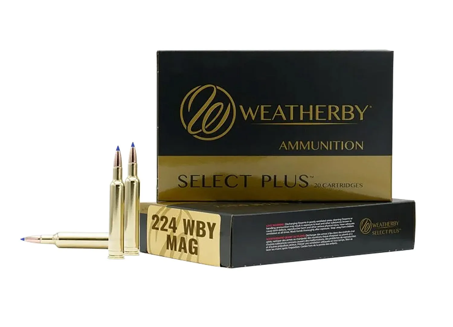 Weatherby Select Plus .224 WBY 50 Grain 20-Rounds V-Max