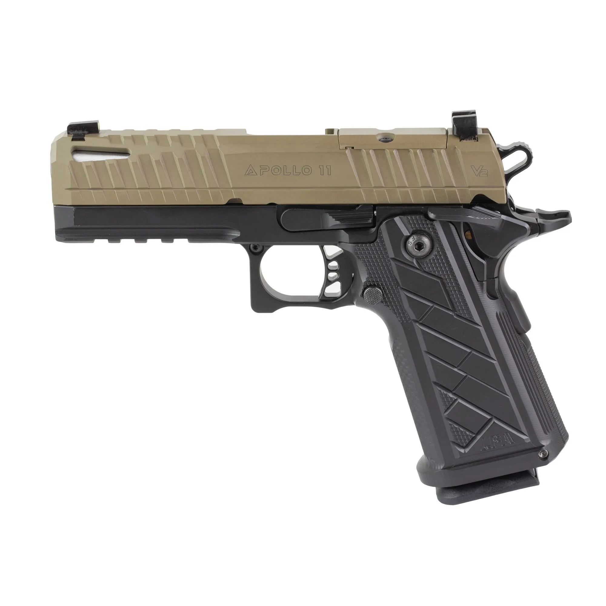 Live Free Armory Apollo 11 V2 Flat Dark Earth 9mm 4.15 Barrel 18-Rounds