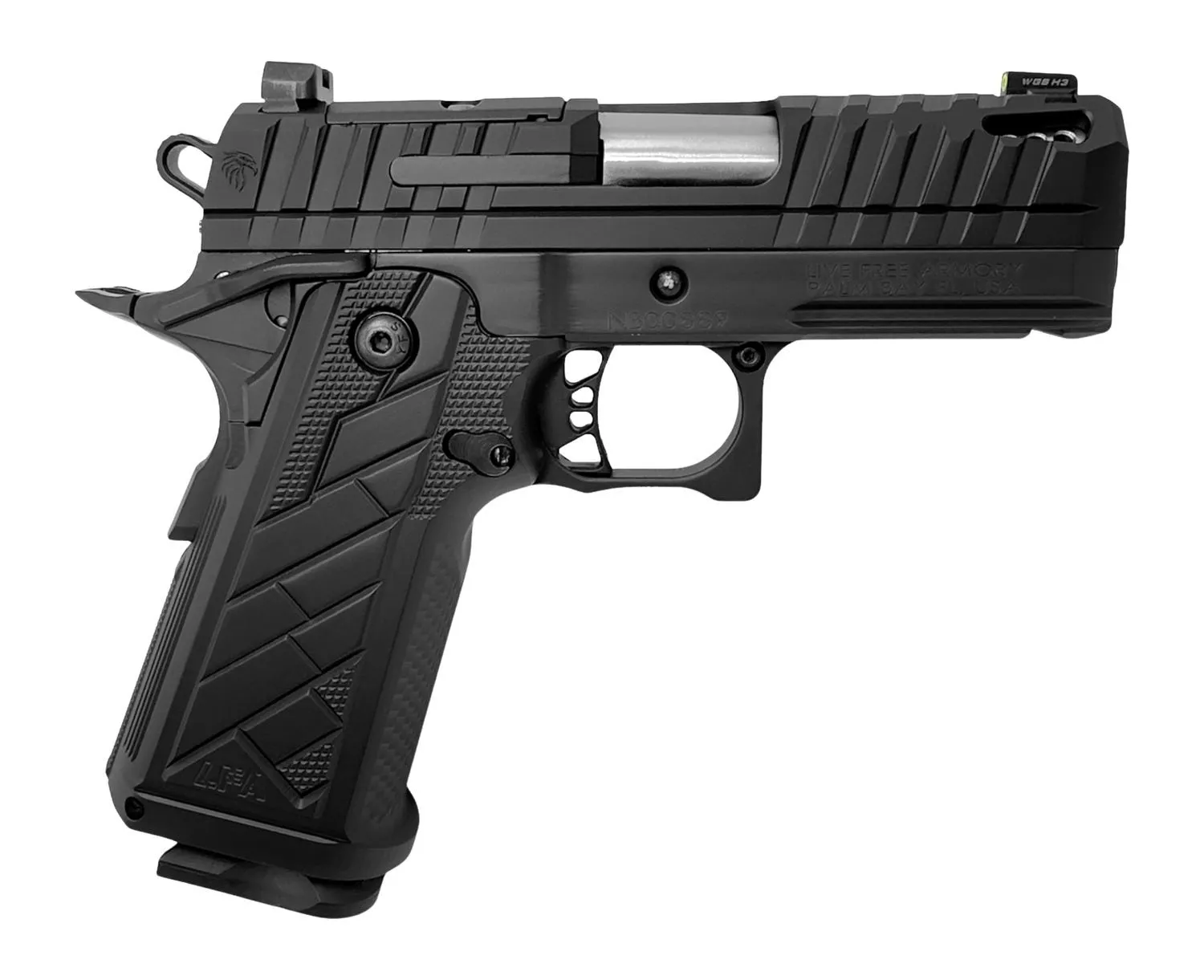 Live Free Armory Apollo 11 V2 9mm 3.35 Barrel 18-Rounds