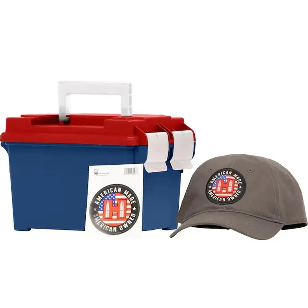 Hornady American Gunner .45 Auto 185 Grain 250-Rounds JHP w/ Hat Ammo Can
