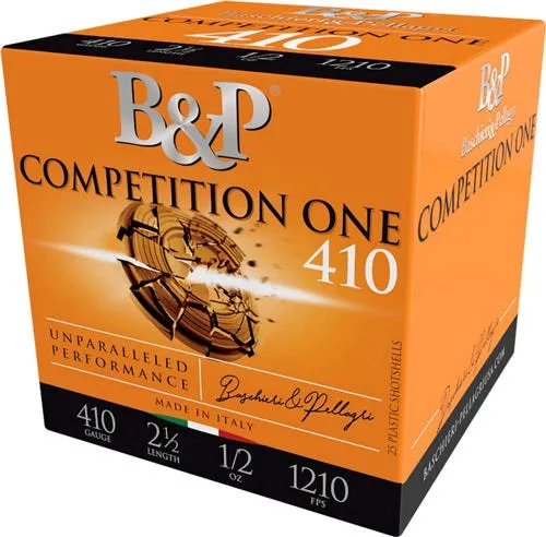 B&P Shotgun Ammunition .410 GA-2.5 #7.5 Shot 1/2 oz 250-Rounds