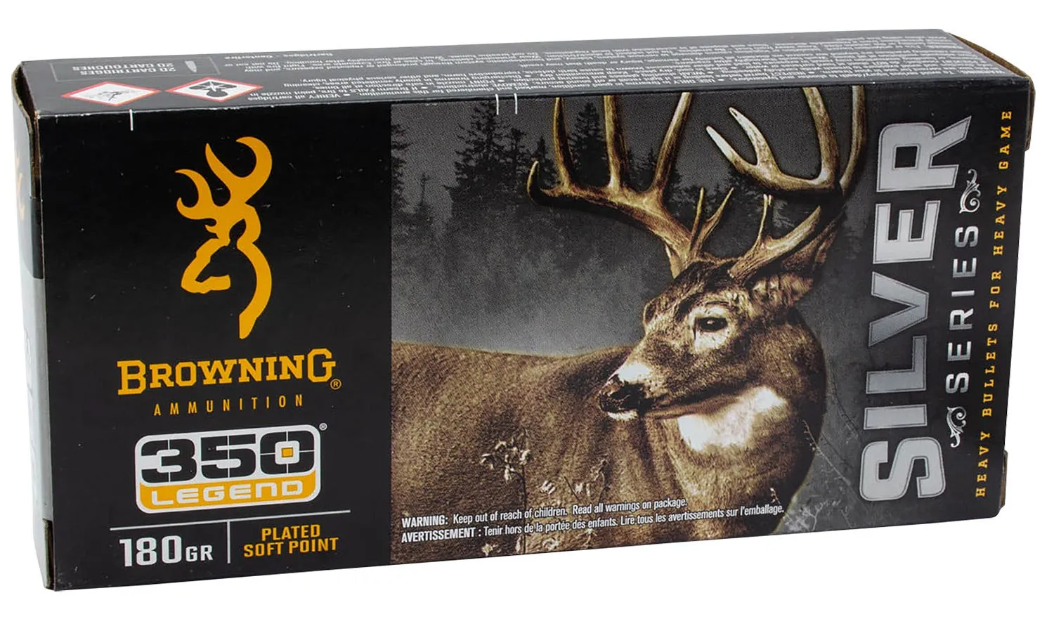 Winchester Silver Brass .350 Legend 180 Grain 20-Rounds