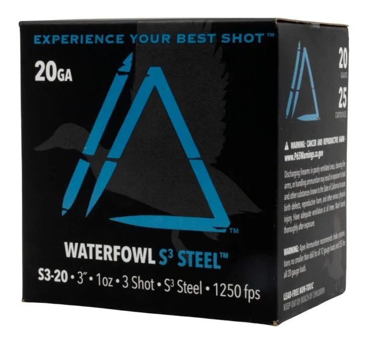 Apex Ammunition Waterfowl S3 20 GA-3 #3 Shot 1 oz 25-Rounds