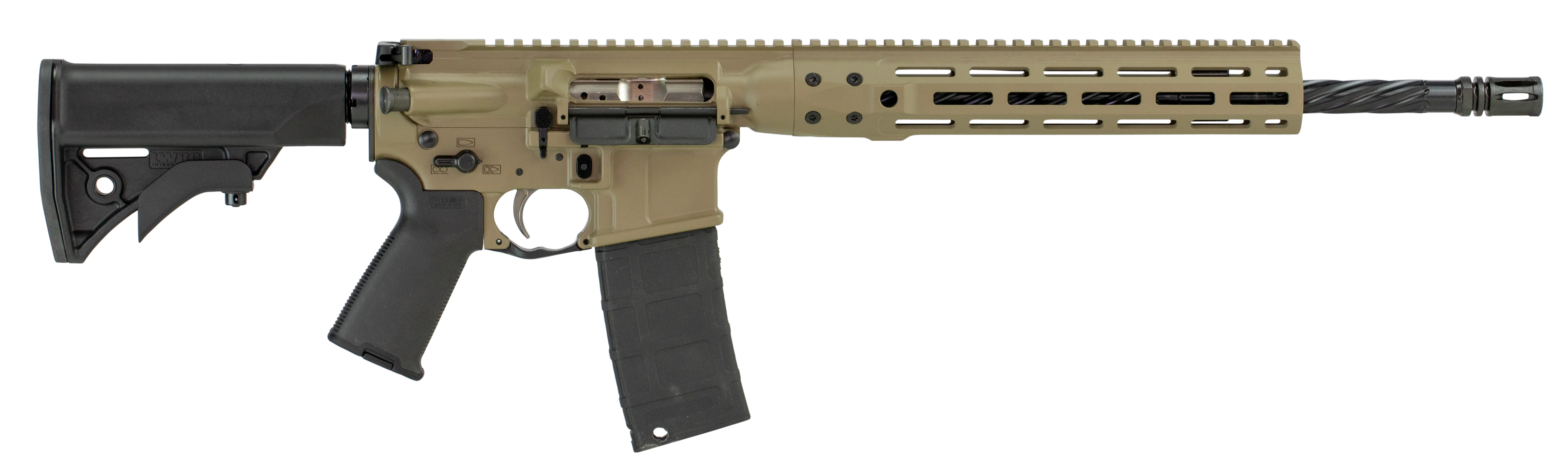 LWRC Individual Carbine Flat Dark Earth 5.56 NATO / .223 Rem 16.1 Barrel 30-Rounds Optics Ready