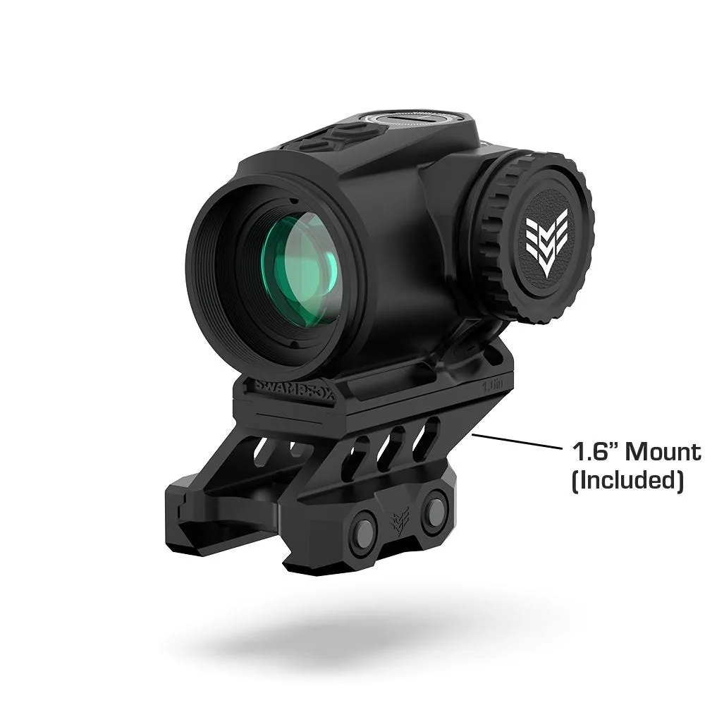 Swampfox Raider Micro Prism Red Dot Sight 1x20 Red IR 6 MOA Picatinny