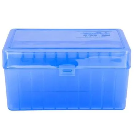 Berry s Manufacturing Ammo Box Blue .300 RUM 50-Rounds Flip-Top