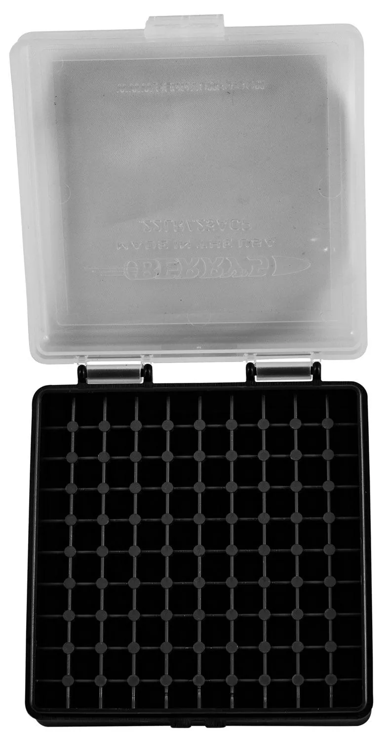 Berry s Manufacturing Ammo Box Clear .22 LR 100-Rounds