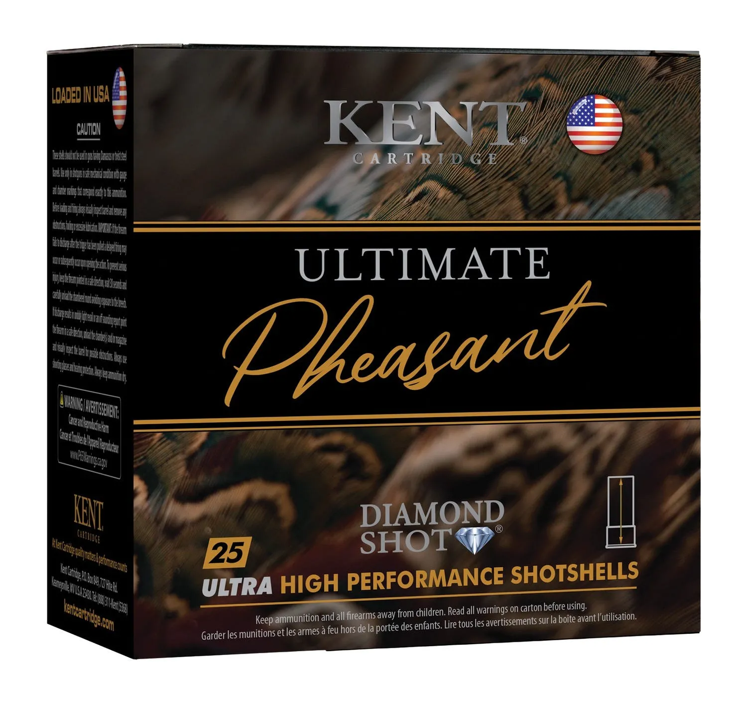 Kent Cartridge Ultimate Pheasant 20 GA-3 #4/6 Shot 1-1/4 oz 25-Rounds