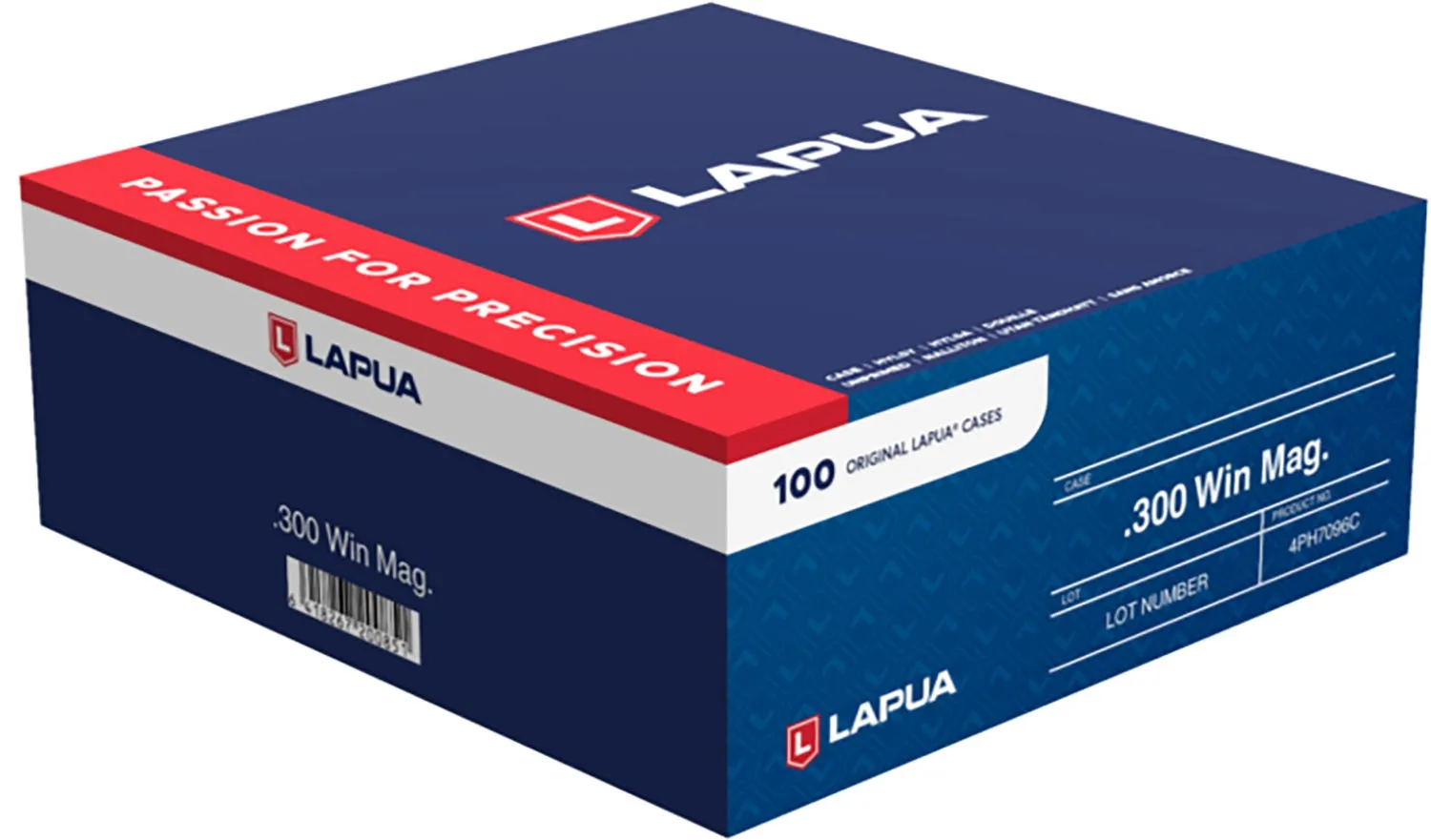 Lapua Unprimed Cases .300 Win 100-Count