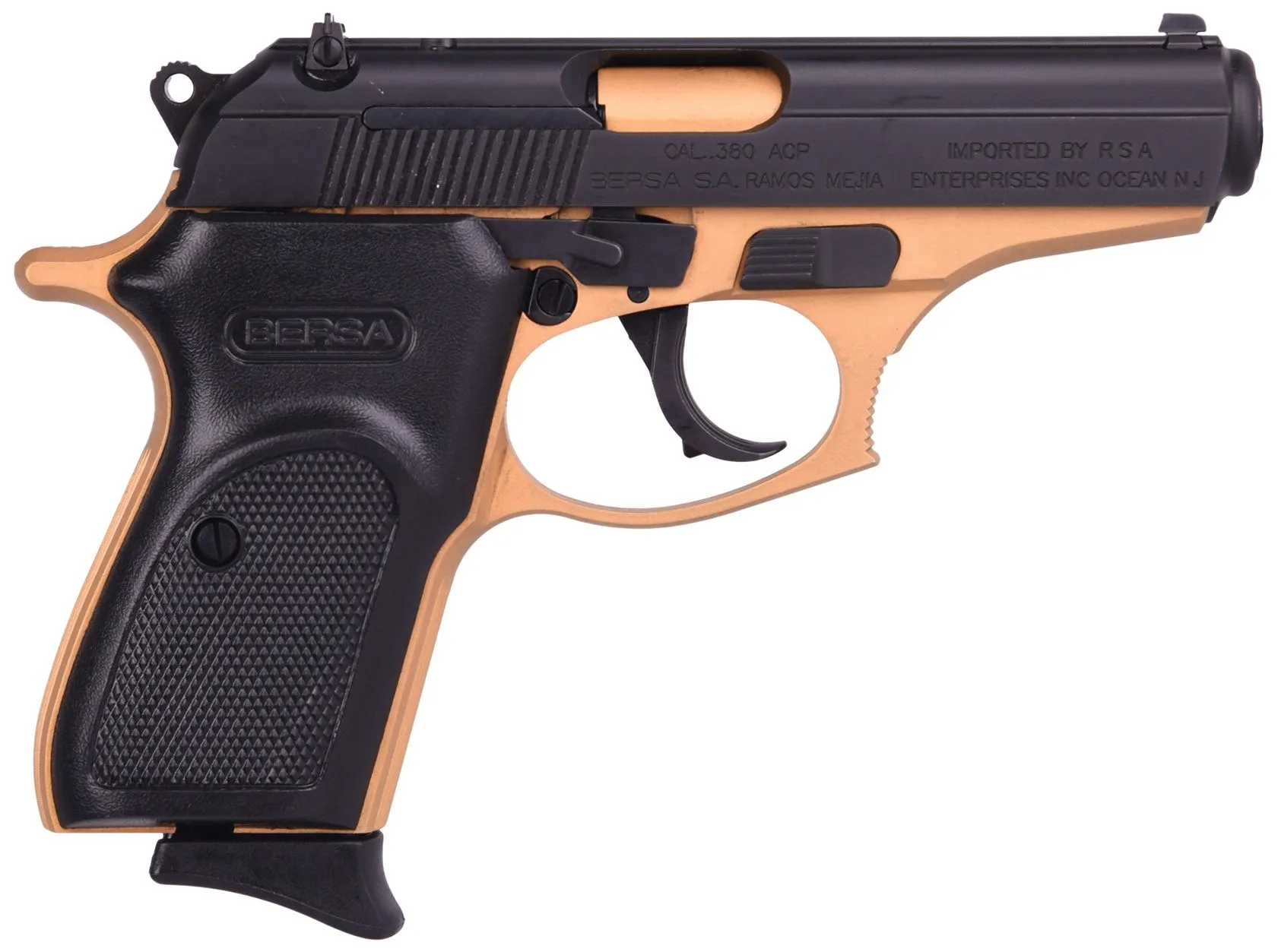 Bersa Thunder 380 Gold / Black .380 ACP 3.5 Barrel 8-Rounds
