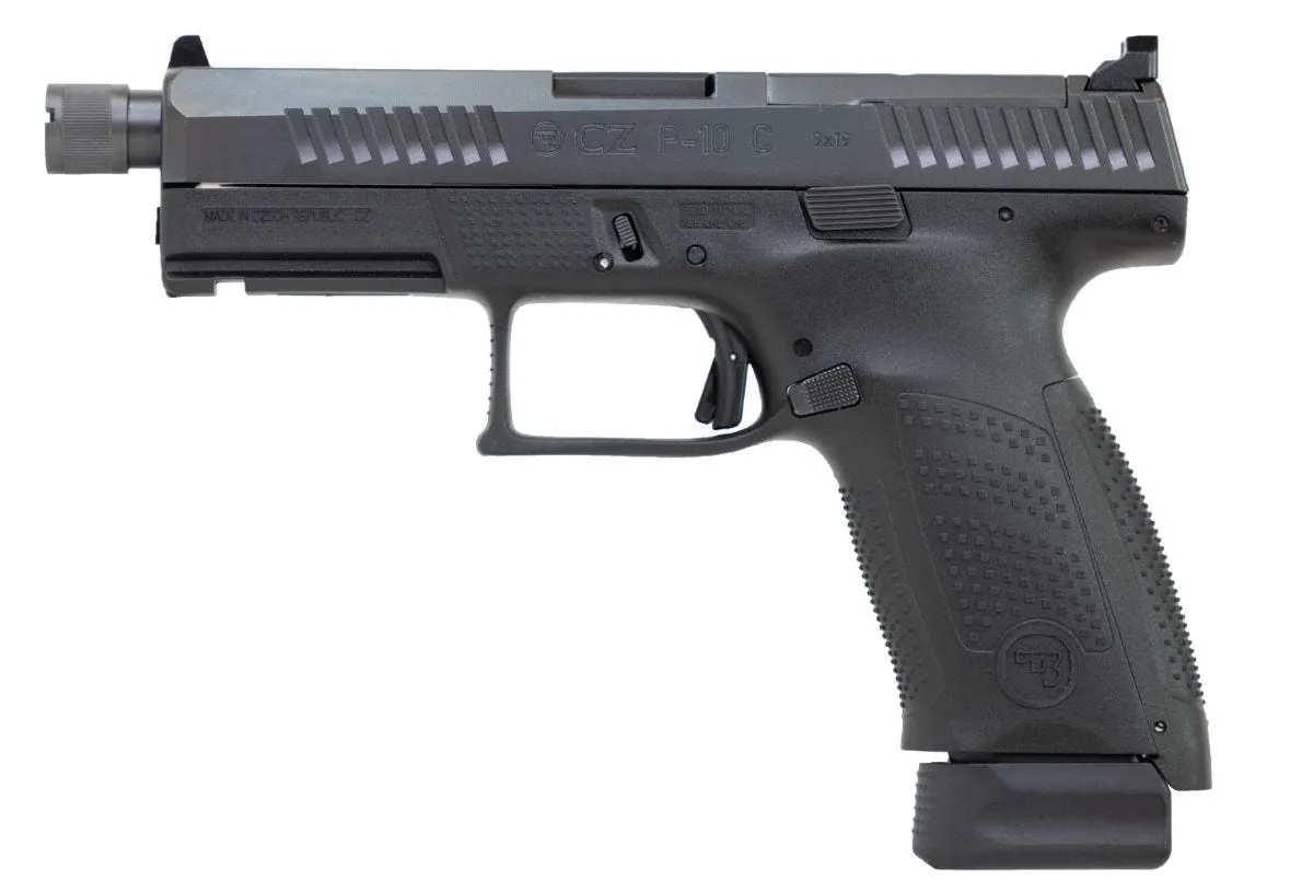 CZ CZ P-10 C OR SR 9mm 4.6 Threaded Barrel 15-Rounds
