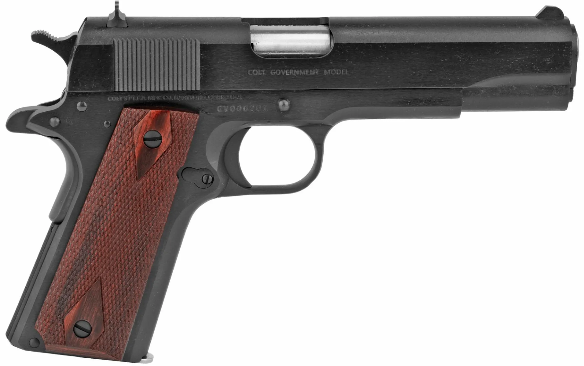 Colt Firearms 1911 Government Black .38 Super 5 Barrel 9-Rounds Fixed Sights