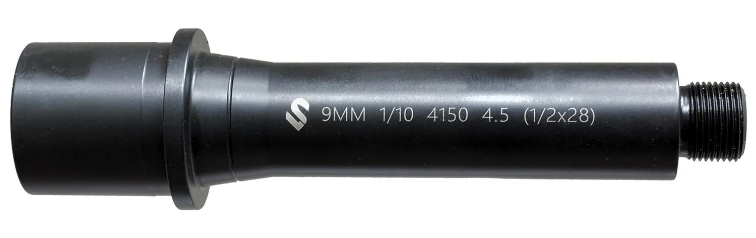 Lead and Steel AR9 Barrel 9mm 4.5 Threaded Barrel
