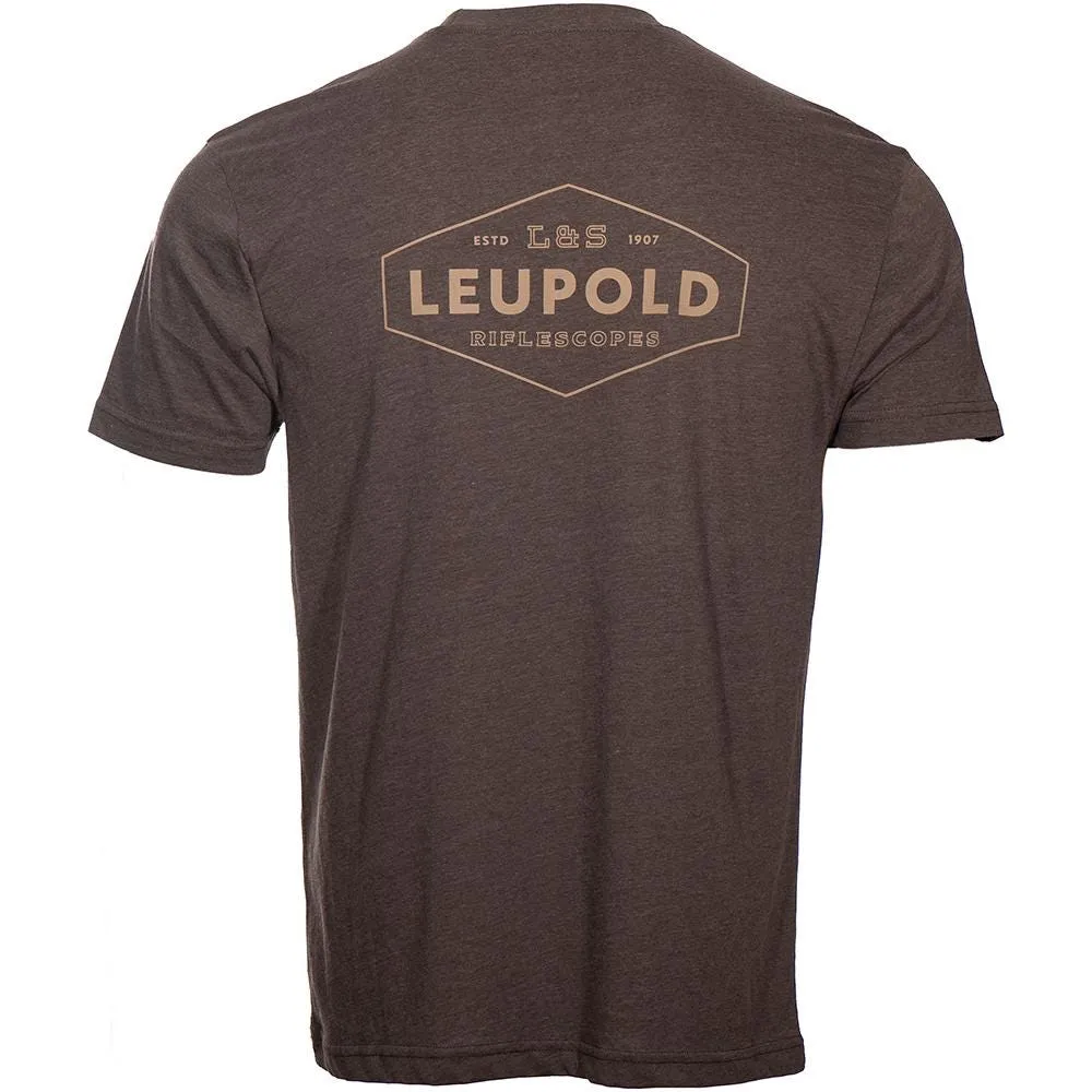 Leupold L&S Heritage Short Sleeve Tee Brown Espresso M