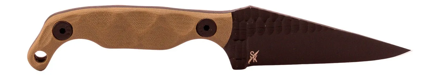 Stroup Knives Mini OD Green 3.5 Plain Edge 1095 Carbon Blade