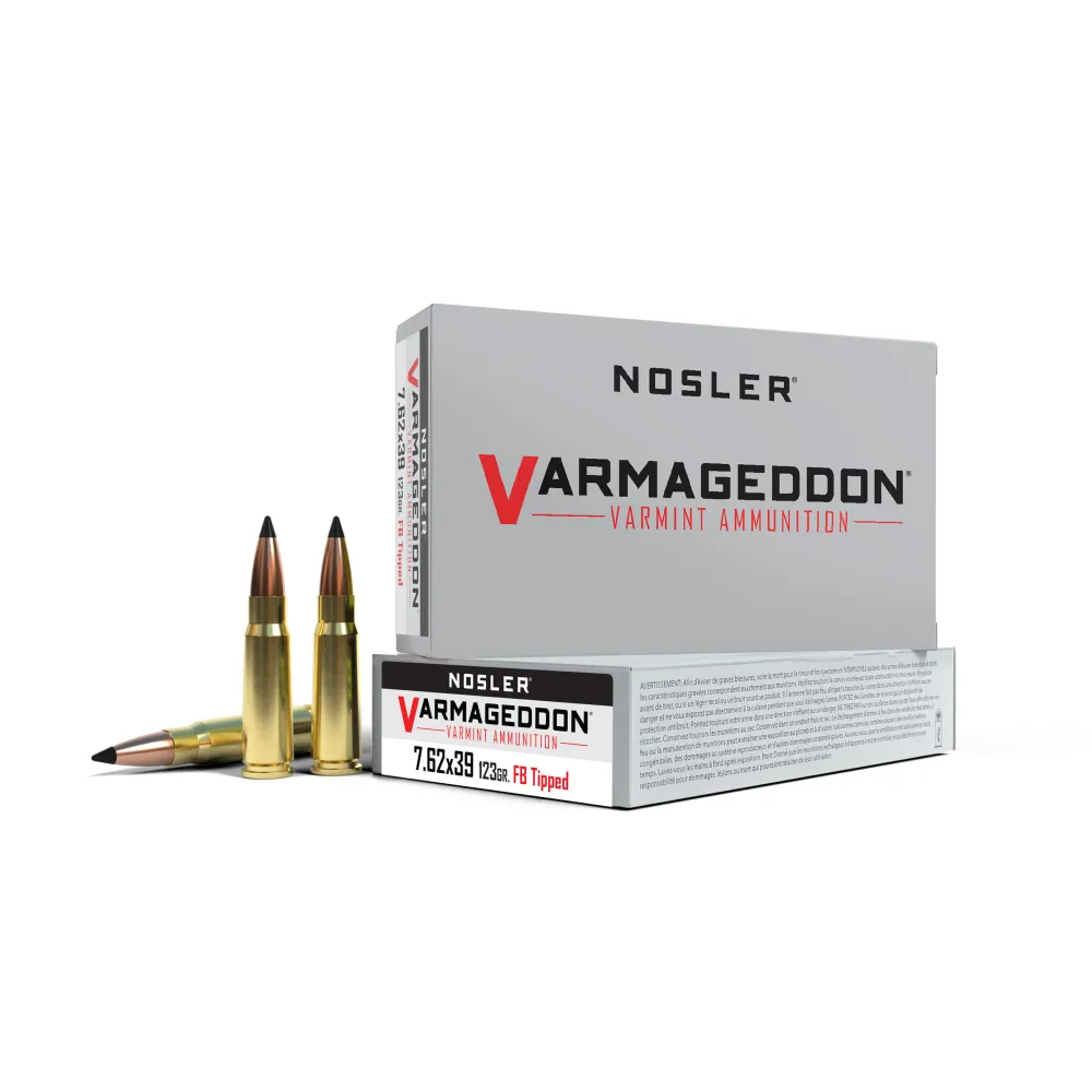 Nosler Varmageddon 7.62 X 39 123 Grain 20-Rounds Ballistic Tip