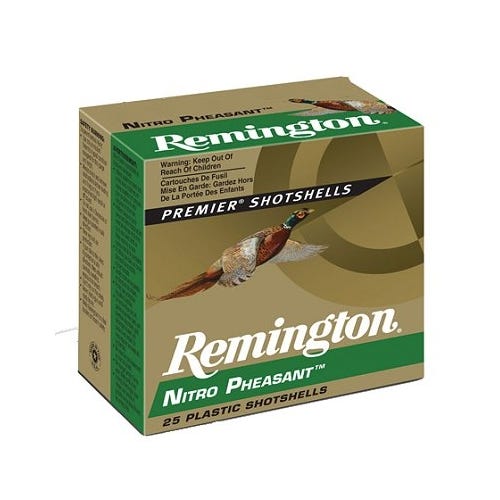 Remington Ammunition Premier Nitro Pheasant 12 GA 2.75 inch 1 3/8 oz #4 Copper Plated Shot 25Rds