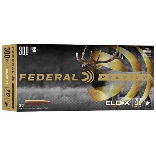 Federal Premium ELD-X .300 PRC 212 Grain 20-Rounds PT