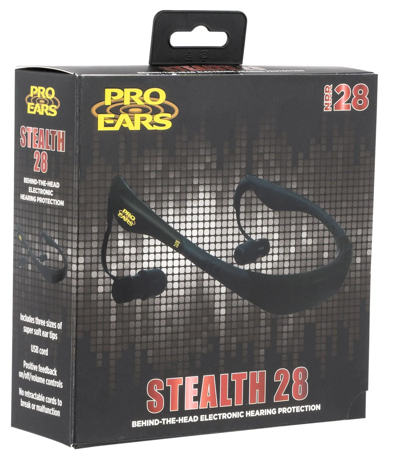 Pro Ears Stealth 28 Ear Buds Behind The Head 28dB NRR