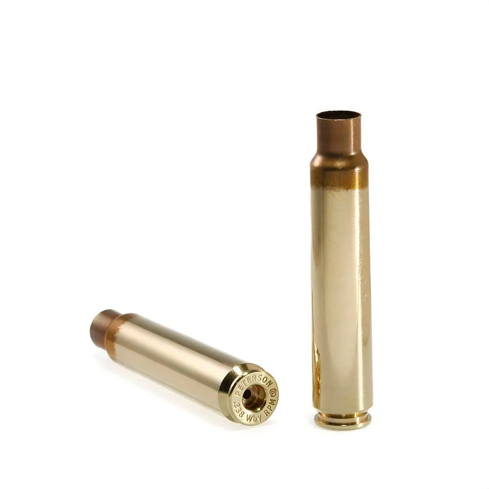 Peterson Cartridge Unprimed Rifle Brass .338 WBY RPM 50-Count