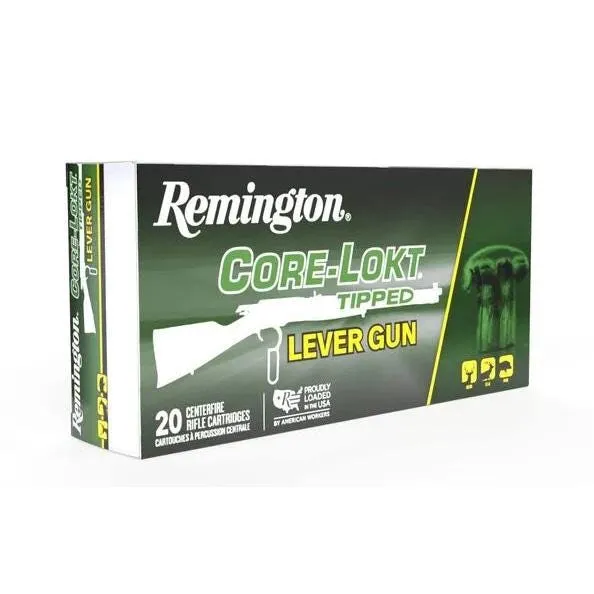 Remington Core-Lokt Tipped Lever Gun .45-70 Govt 300 Grain 20-Rounds Tipped