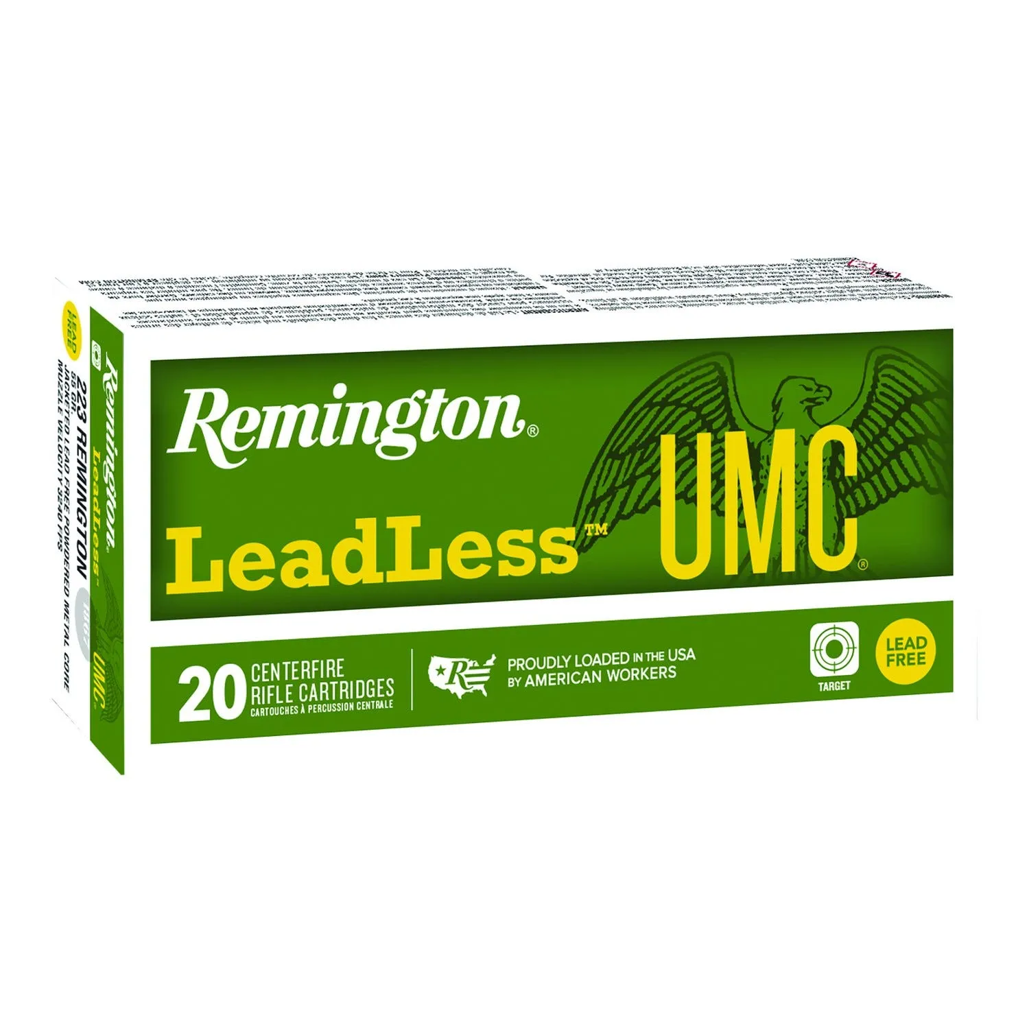 Remington UMC Leadless 9mm 100 Grain 50-Rounds FMJ