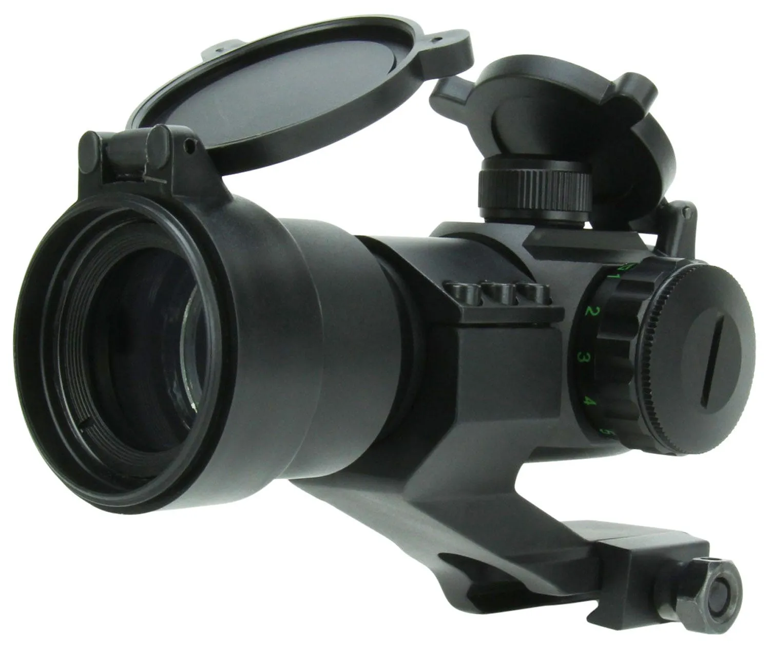 TacFire Tactical Red Dot Dual Illuminated Red / Green Dot Picatinny