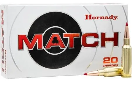 Hornady Match 88gr Brass .224VAL 20Rds