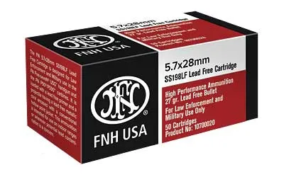 FN Lead Free Rounds 5.7 X 28 50 Round Box JHP 27 Grain