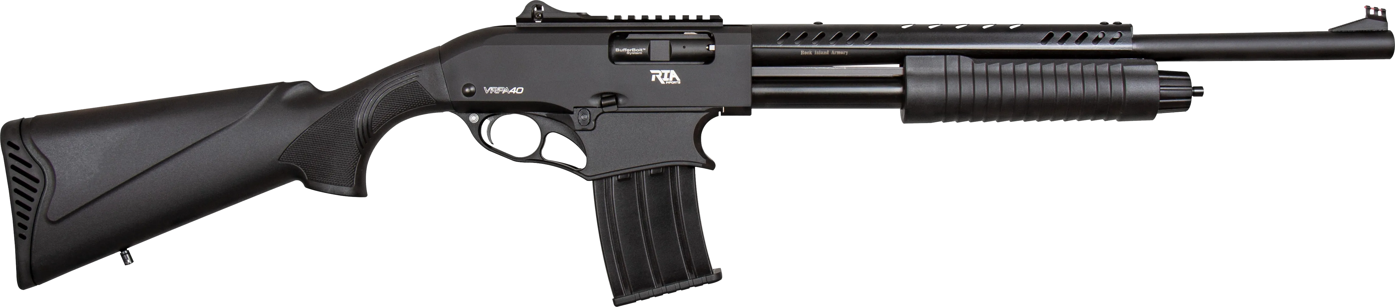 Rock Island Armory VRPA40 12 GA 20 Barrel 3 Chamber 5-Rounds Fiber Optic Front Sight