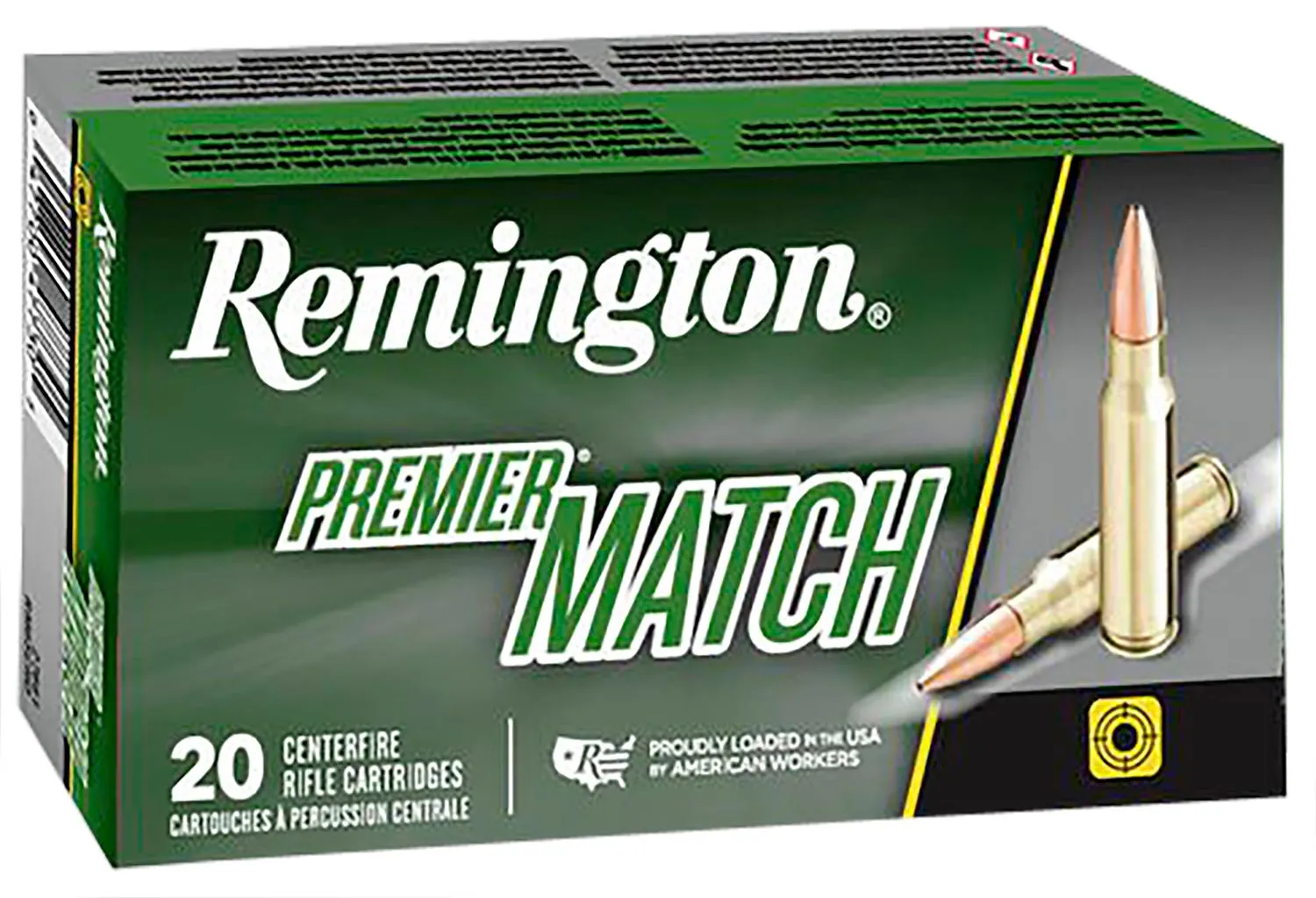 Remington Premier Match 115 gr Sierra MatchKing Boat Tail Hollow Point 6.8mm SPC Ammo, 20/box - RM68R1