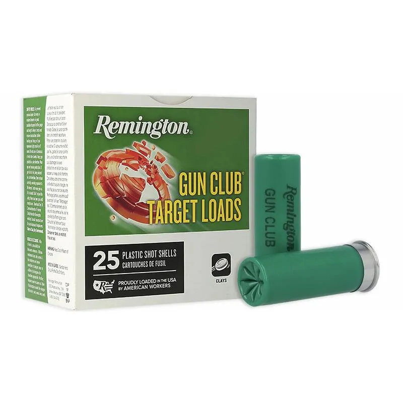 Remington Gun Club 12 GA-2.75 #7.5 Shot 1-1/8 oz 250-Rounds