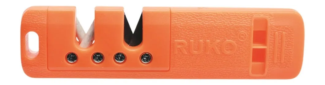 Ruko Knives Safe-Sharp Sharpener Safety Orange Carbide/Ceramic