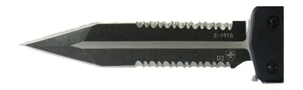 Templar Knife Gen III Rubber OTF 3.4 Part Serrated Dagger 440C Blade