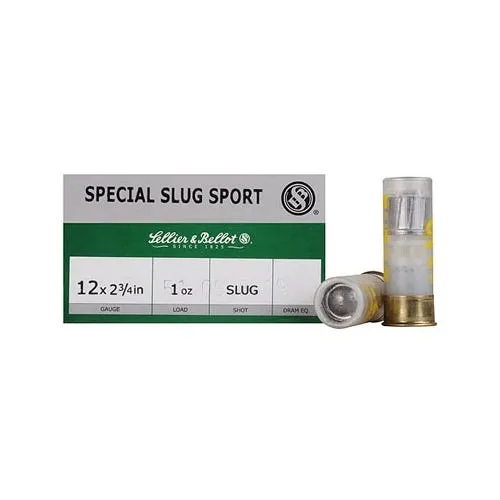 Sellier and Bellot Ammunition 12GA 2.75 1oz Slug 25rds