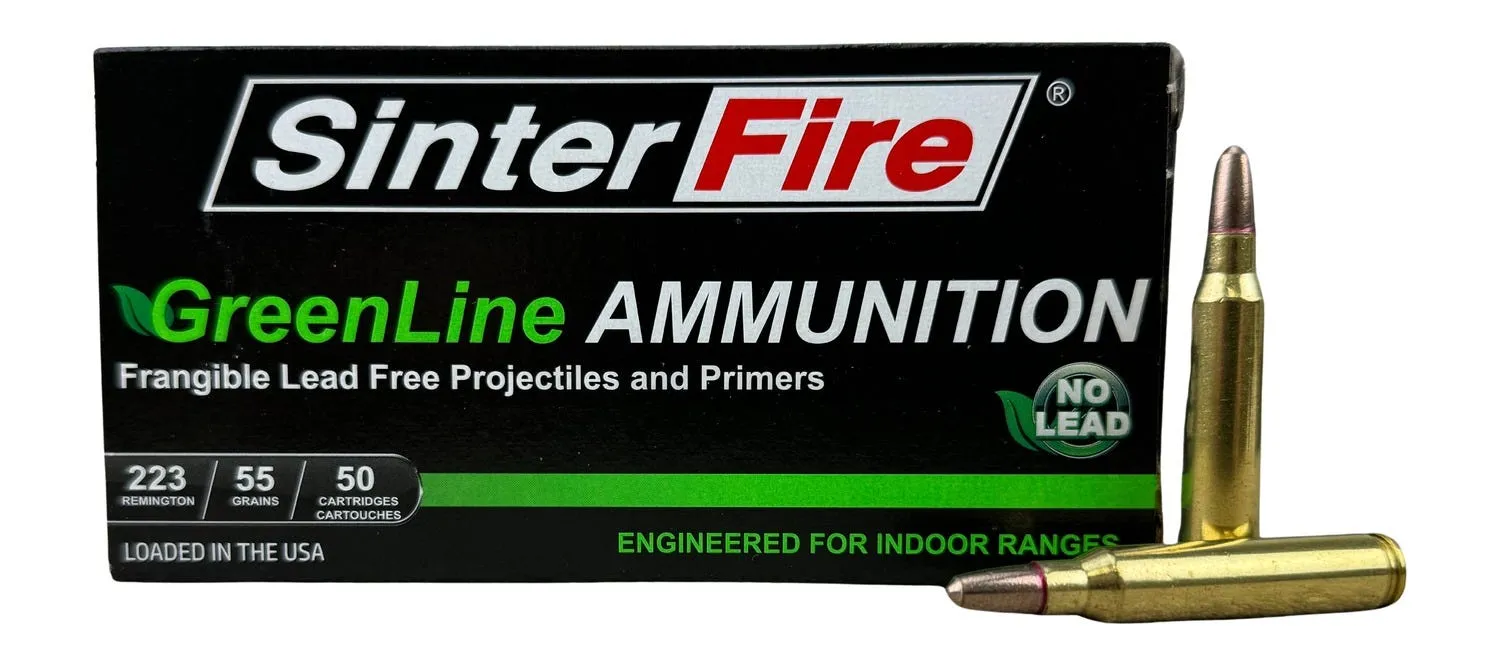 SinterFire Green Line .223 Rem 55 Grain 50-Rounds Lead Free Frangible