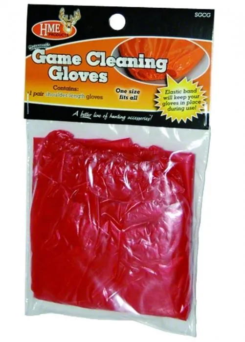 HME Shoulder Length Game Cleaning Gloves