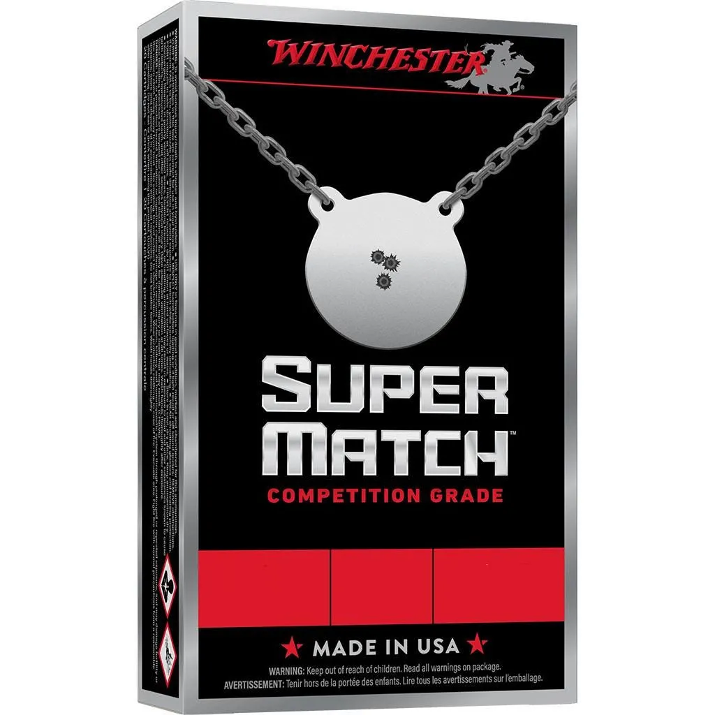 Winchester Super Match .38 Super +P 130 Grain 50-Rounds FMJFN