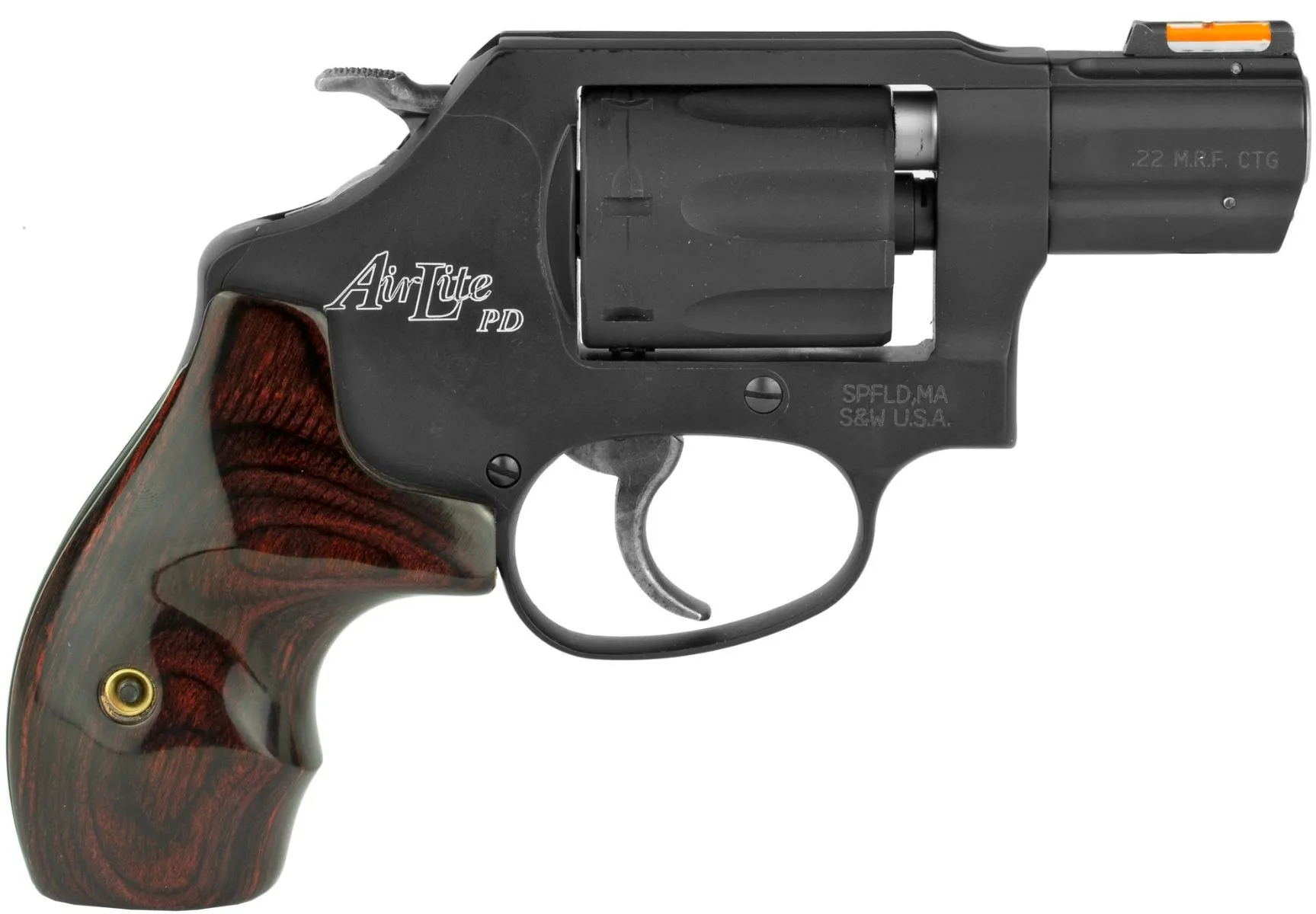 Smith and Wesson 351 Personal Defense Matte Black/Wood .22 Mag 1.88 Barrel 7-Rounds