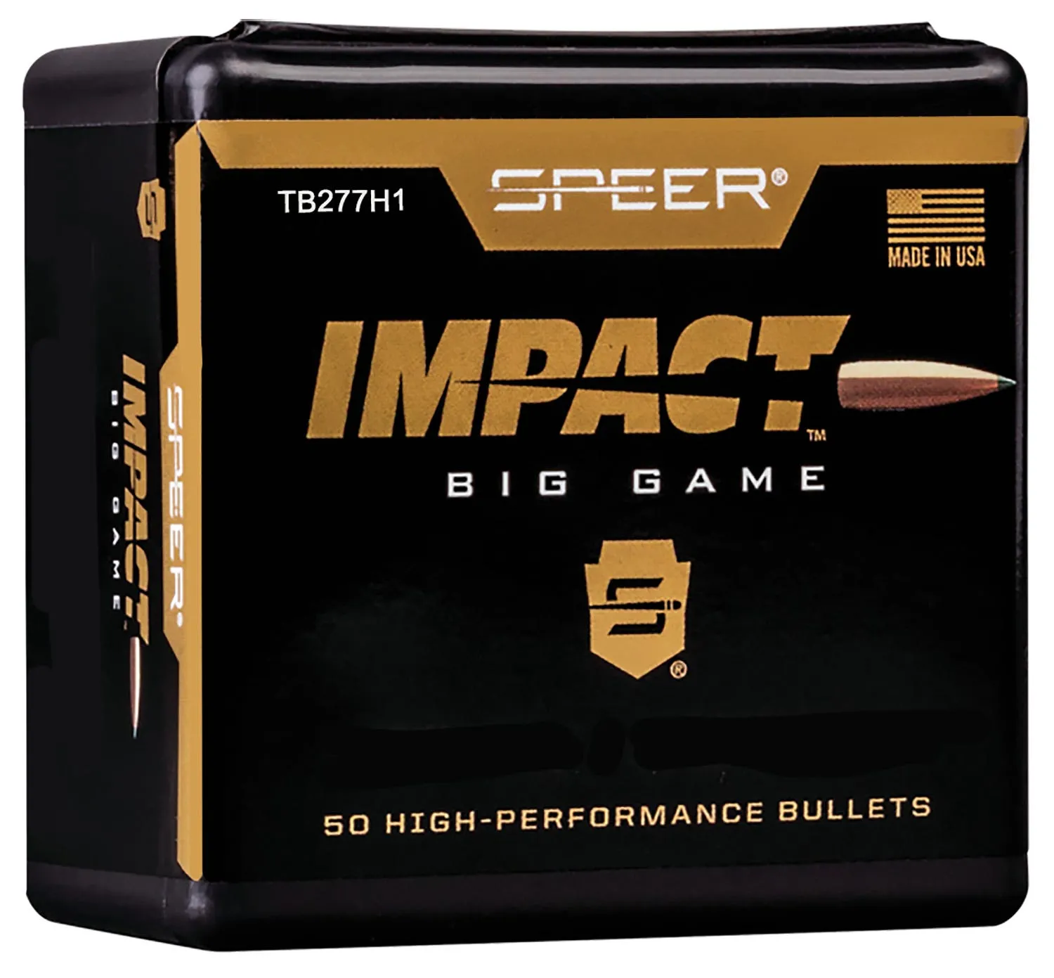 Speer Impact .277 Cal / .277 150 Grain 50-Count Tipped Plated