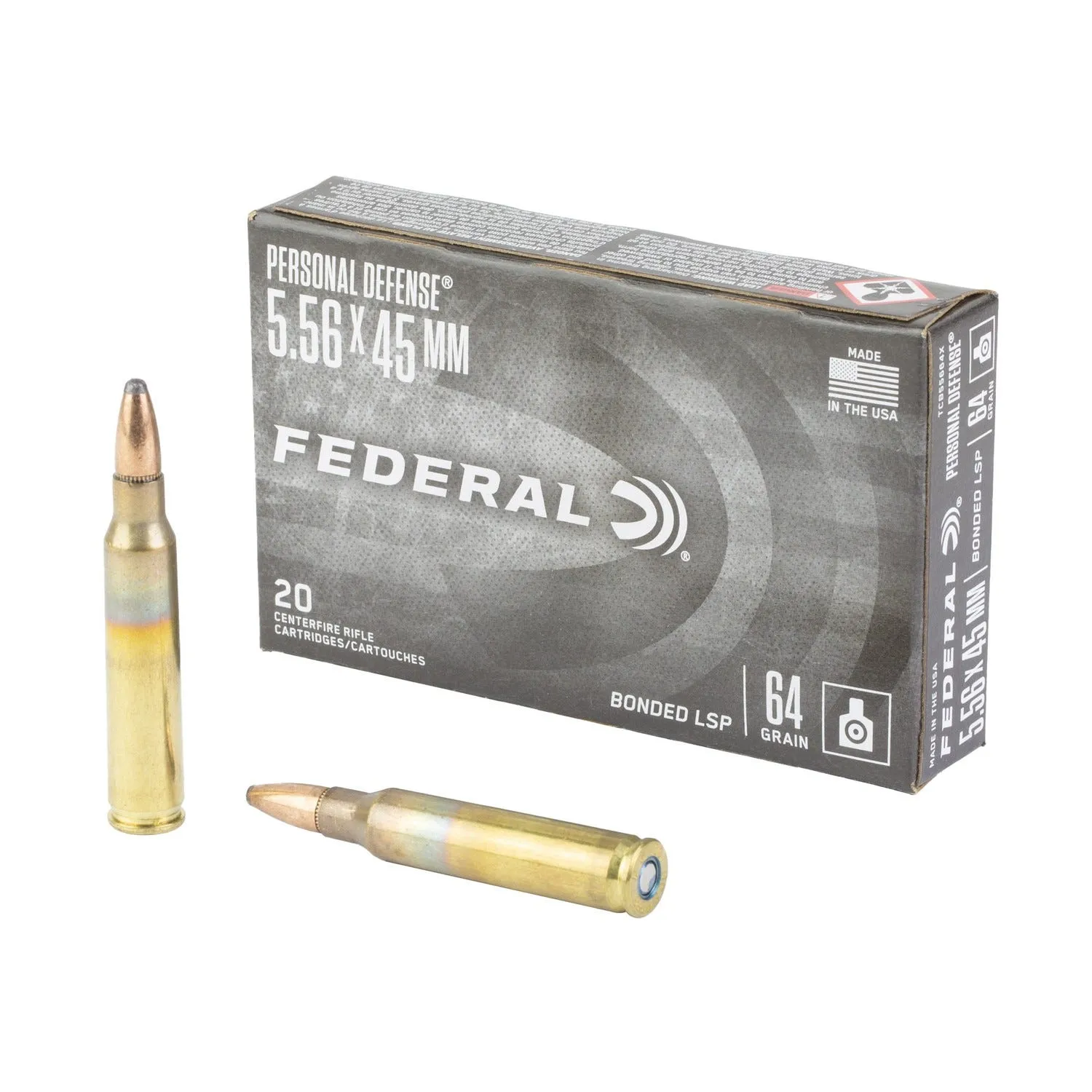 Federal Tactical Bonded 5.56 64 Grain 20-Rounds BSP