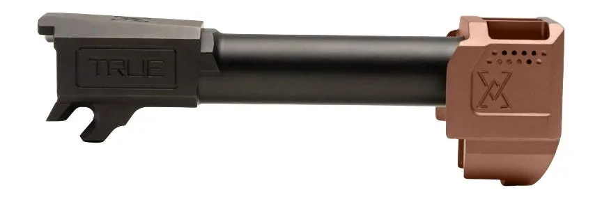 True Precision Barrel Black / Copper 9mm 3.1 Non-Threaded Barrel for Sig Sauer P365